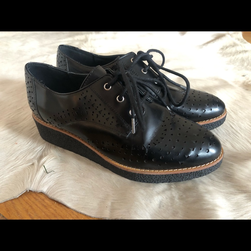 Rebecca Minkoff Pandora Perforated Leather Oxfords